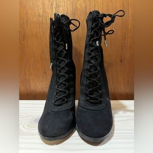 Carlos Santana Combat Heeled Booties (Sandra)